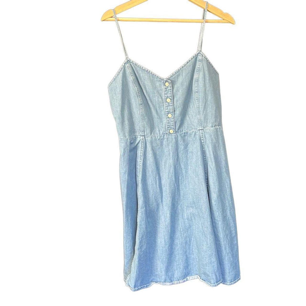 Gap Women's Blue Dress Depop
