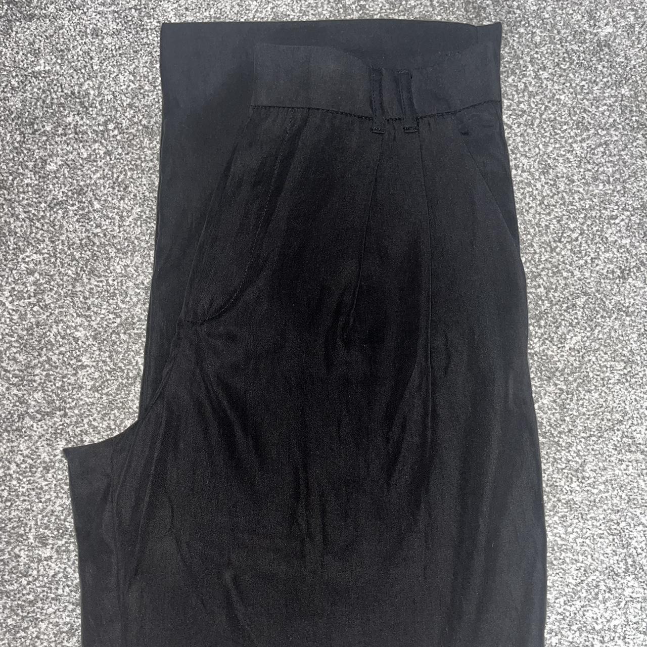 NEW Zara black wide leg trousers Brand new with... - Depop