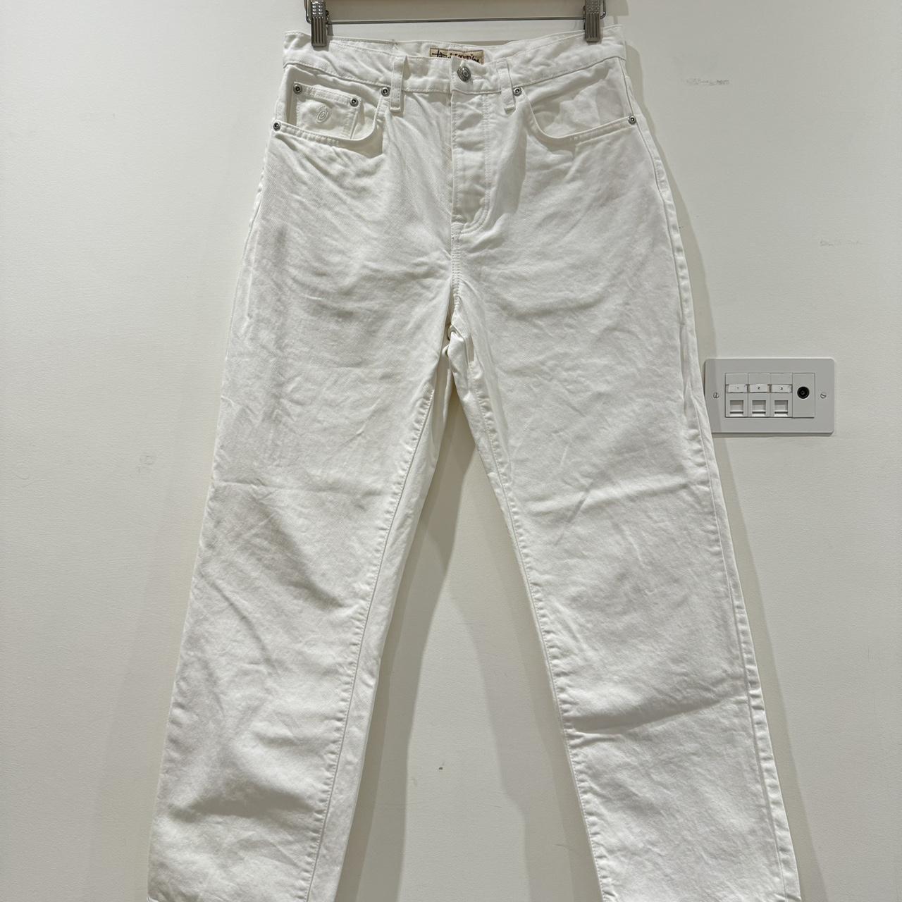 Stussy CLASSIC JEAN ホワイト 34 STUSSY CLASSIC JEAN OVERDYED