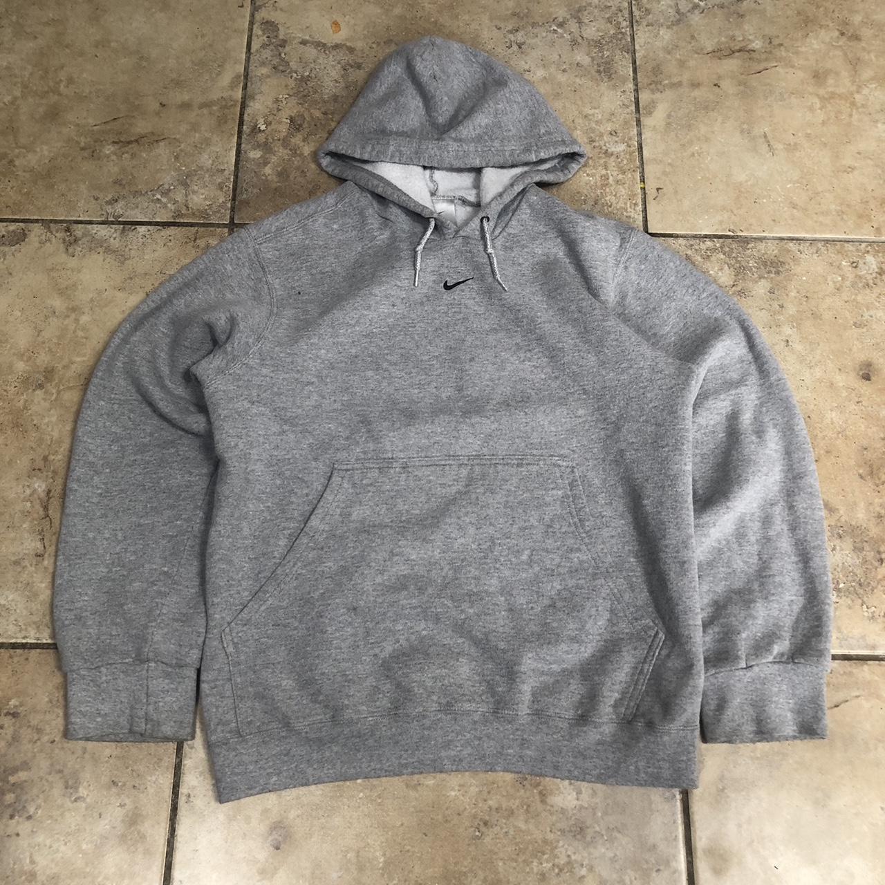 Nike Men's Grey Hoodie | Depop