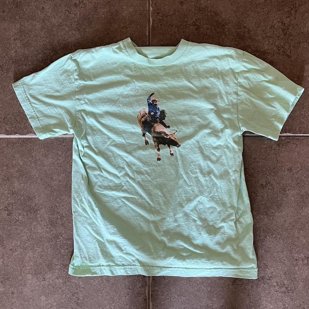 Golf Green Cowboy T-shirt Size Medium #OddFuture | Depop