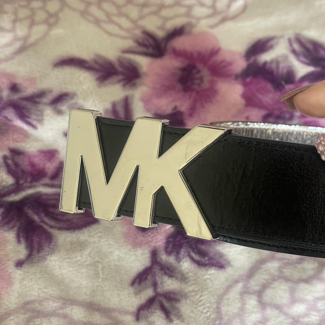 Michael kors belt sales purple