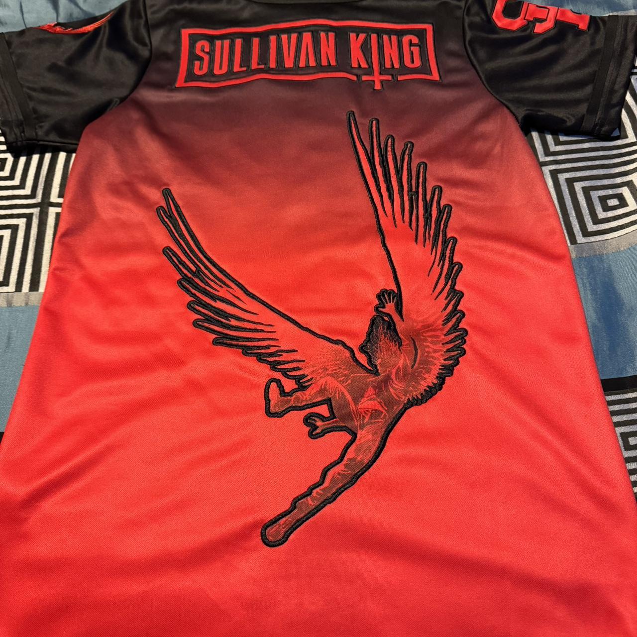 Sullivan King XXL Red & Black Reflective Custom sold Jersey