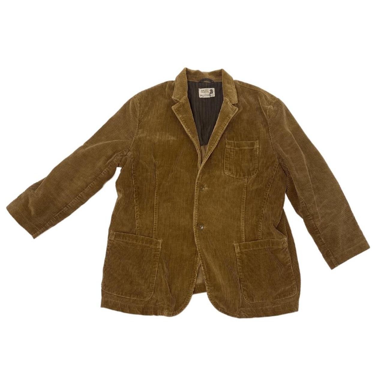 OLD NAVY CORD ELBOW PATCH JACKET MENS XL blazer... Depop