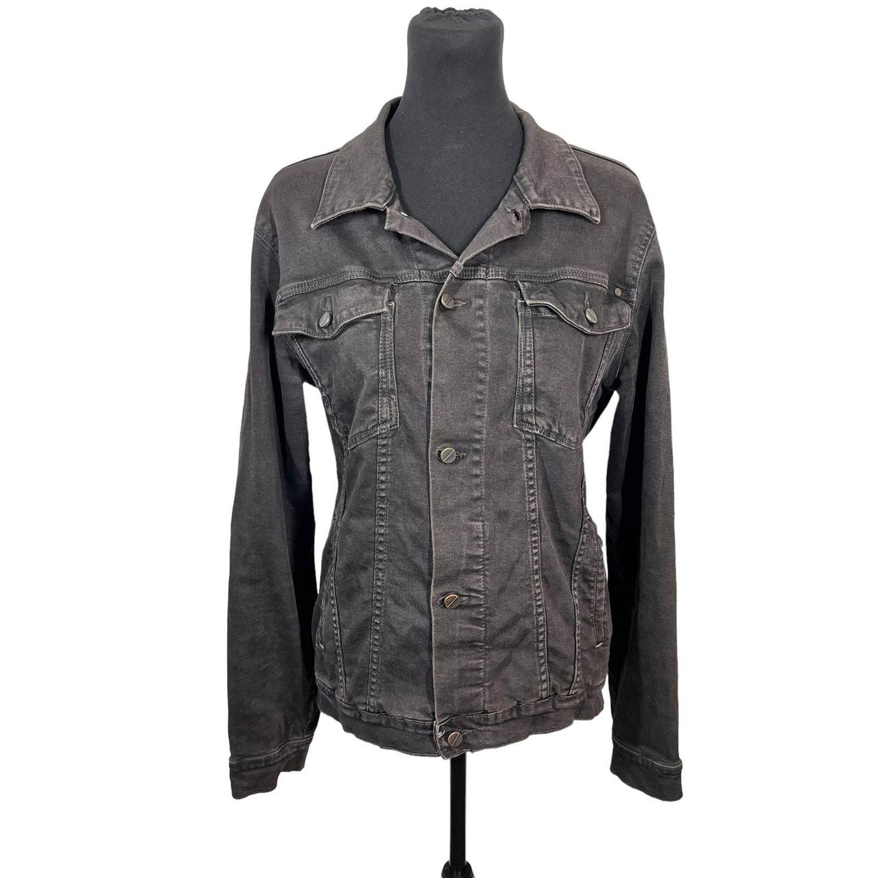 Faded black clearance denim jacket womens