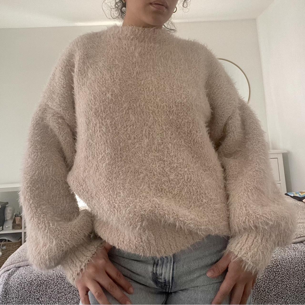 ZARA: Womens fuzzy knit Depop