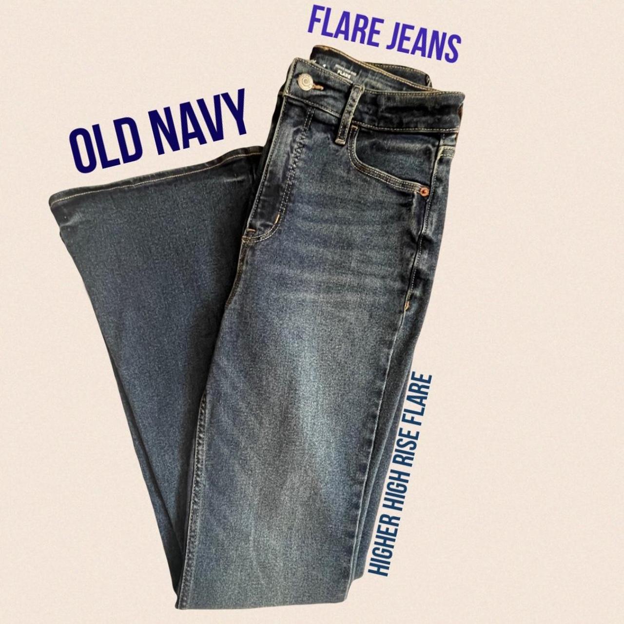 old navy flare jeans -a bit darker than picture - Depop
