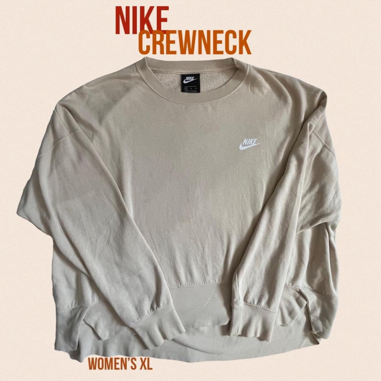 nike cream crewneck sweatshirt