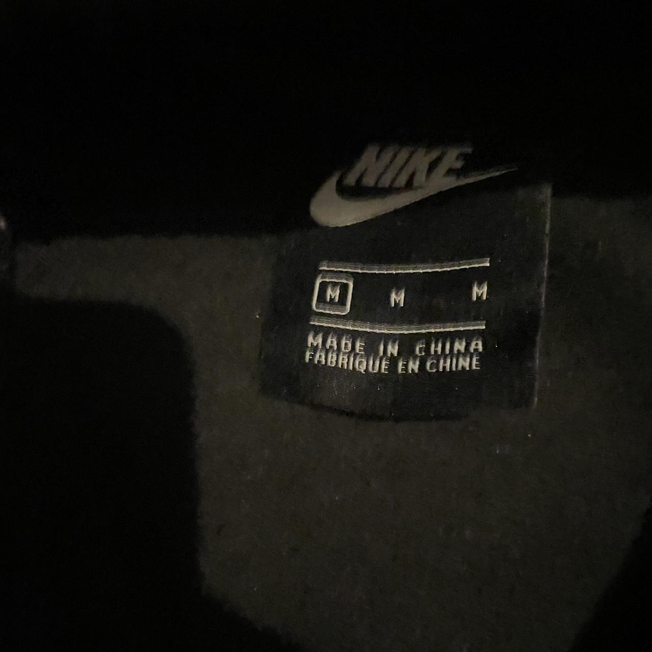 mens plain black nike hoodie