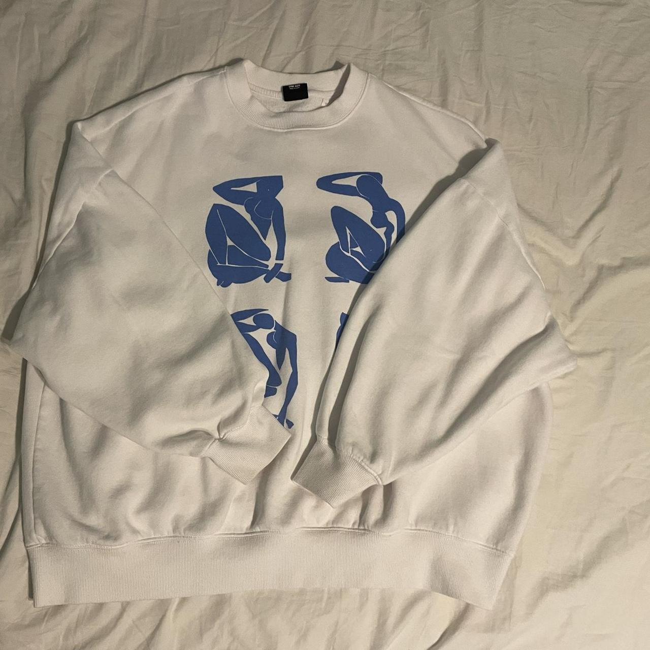 Pacsun pacific sunwear white crewneck blue Depop