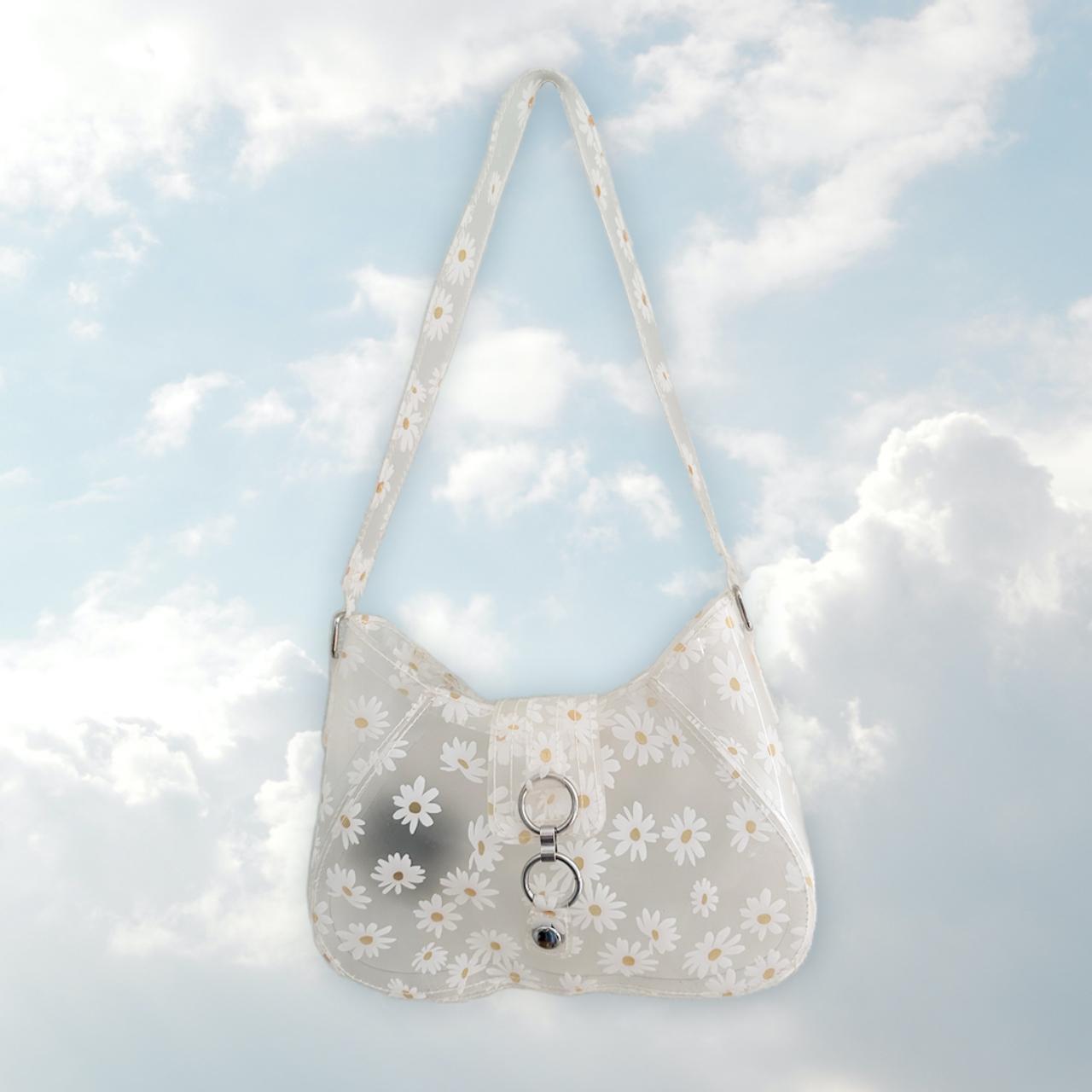 Daisy floral clear crossbody bag hot sale