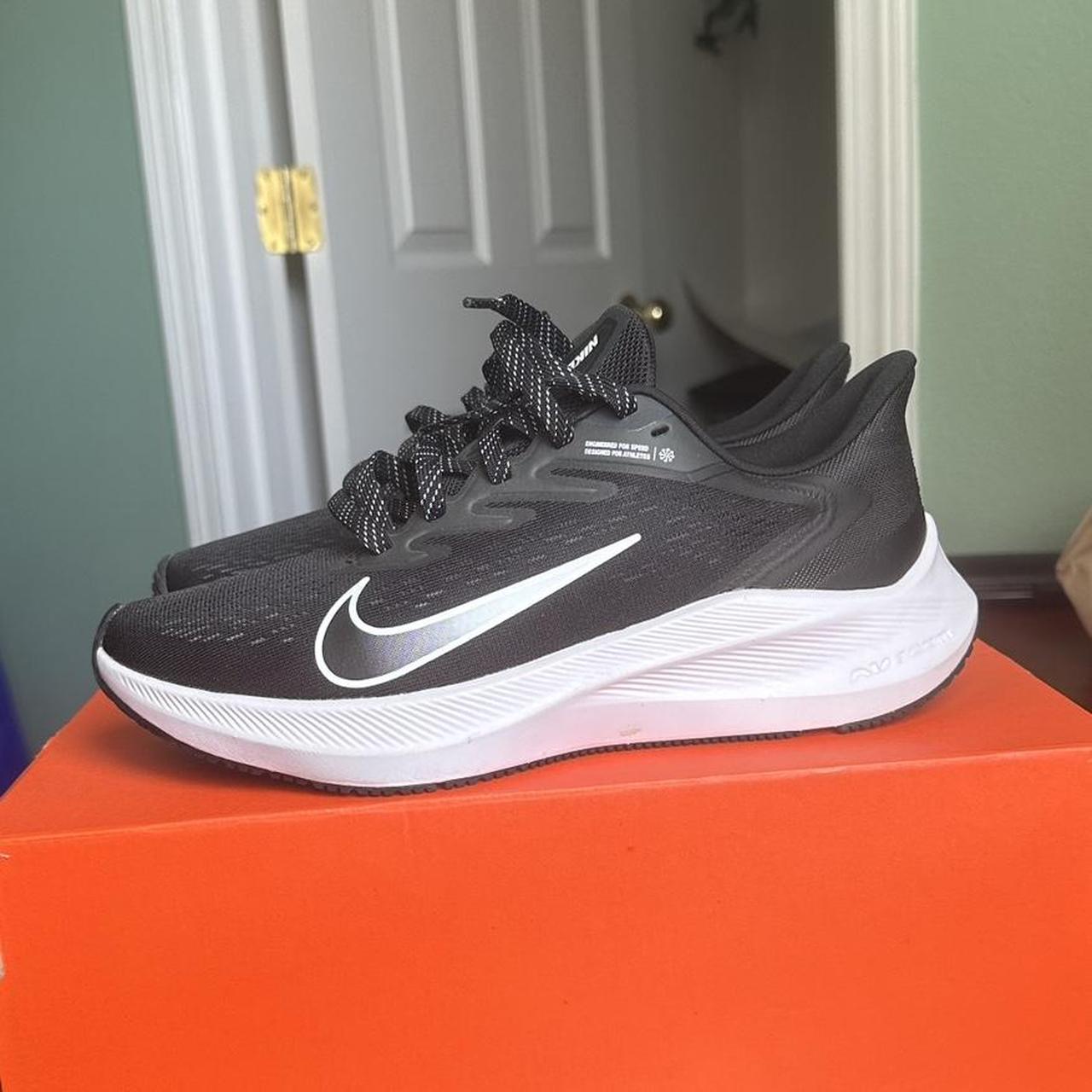 Nike Air Zoom Winflo 7 Women's Running Shoes Black | Depop