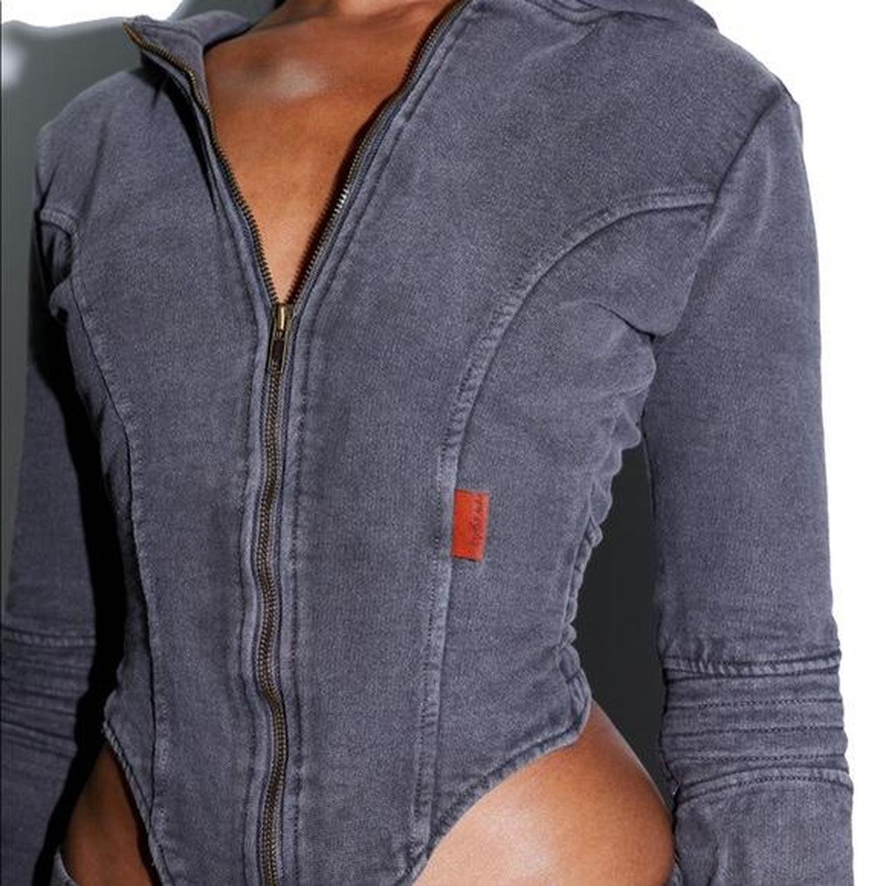 DEADSTOCK THE K LABEL corset zip up jacket. no... Depop