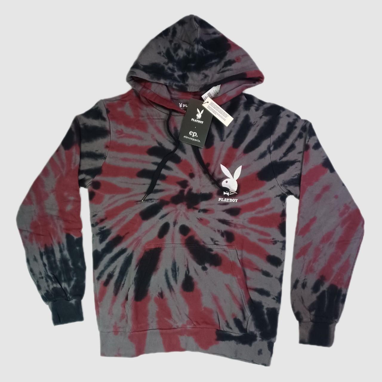 ELEVEN PARIS Playboy TieDye Hoodie sz Small Soft... Depop
