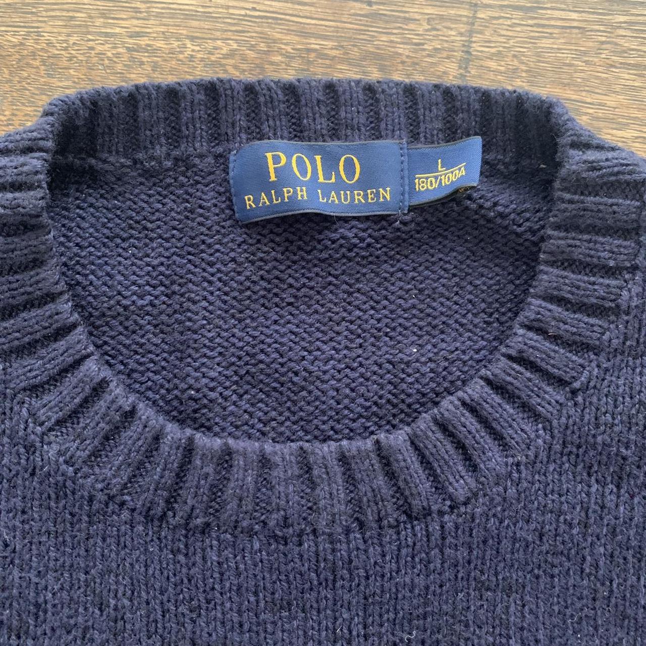 Polo Ralph Lauren teddy jumper - size L - slimmer... - Depop