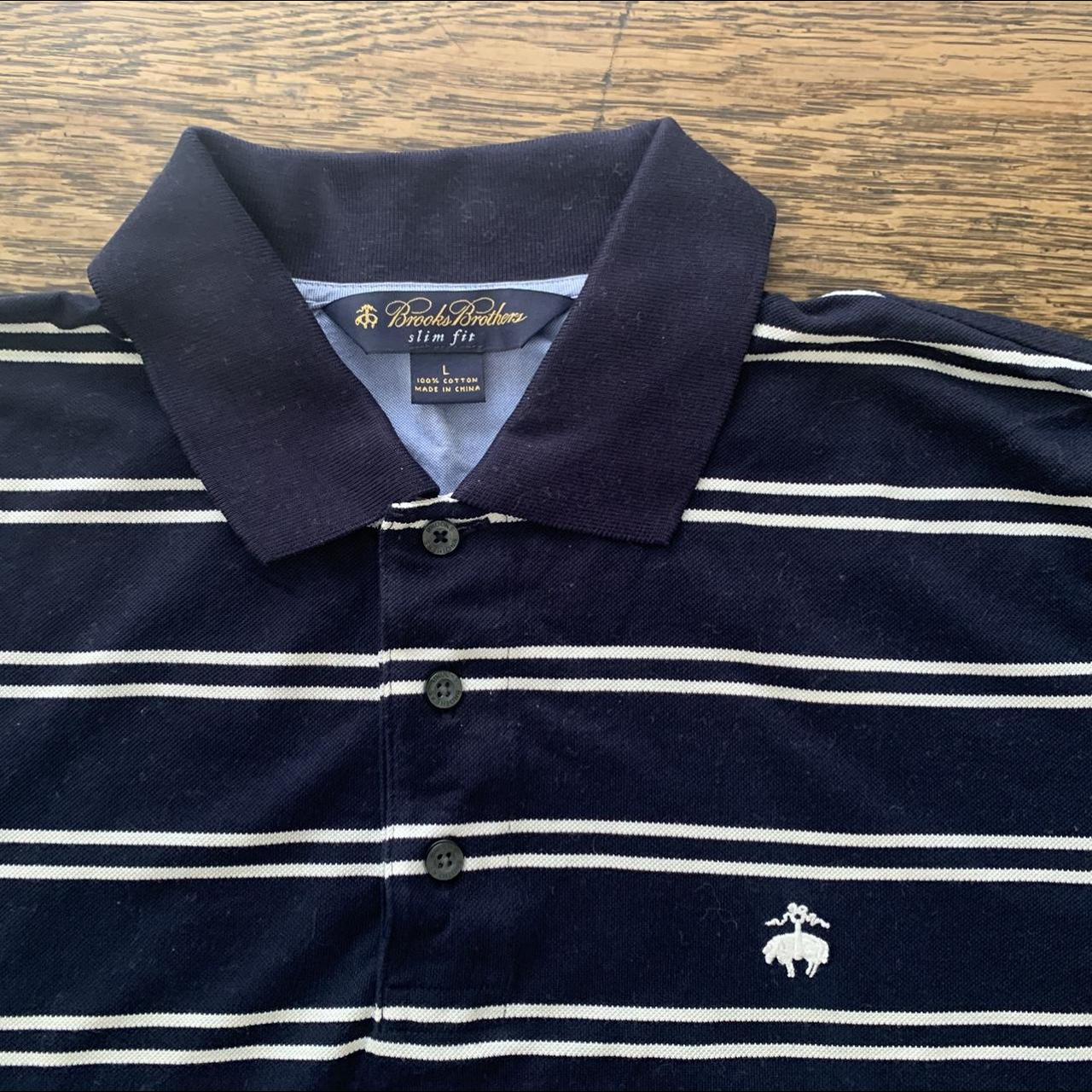 Brooks brothers polo shirt stripe long sleeve - Size... - Depop