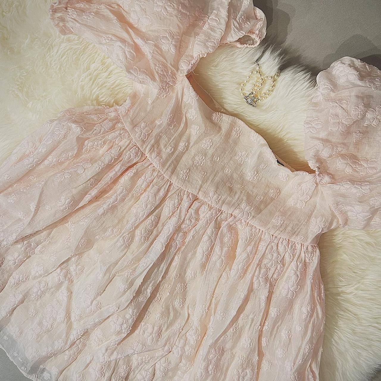 Cider Women's Pink Dress Depop