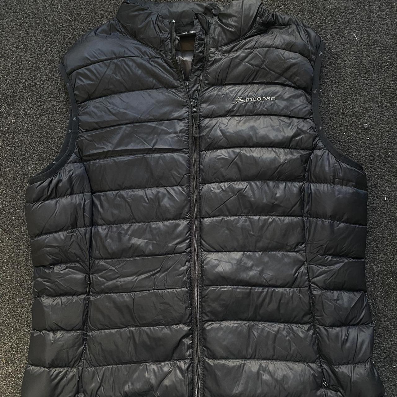 Hardly worn MacPac puffer vest perfect for winter!... - Depop