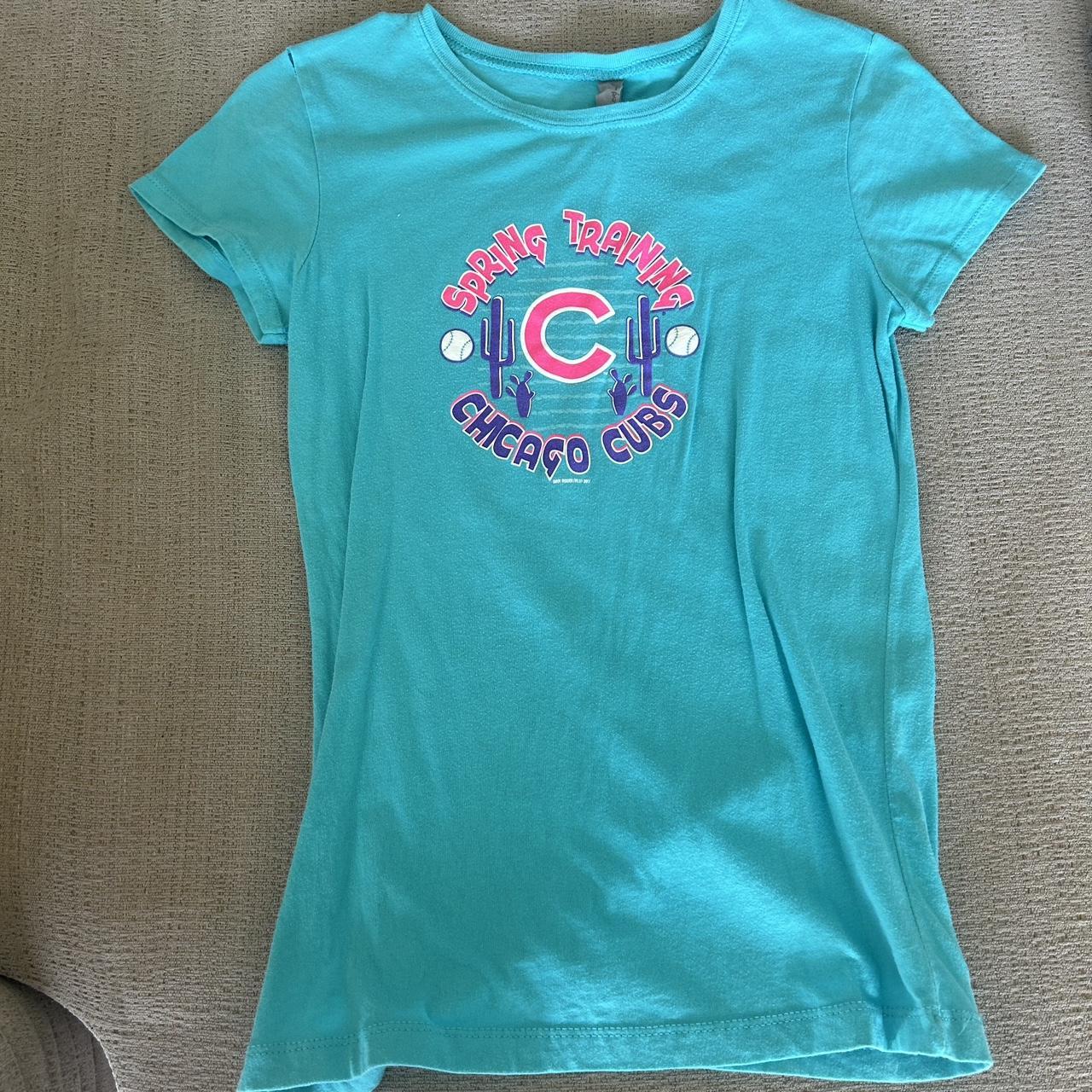 chicago cubs spring training t-shirt small hole on - Depop