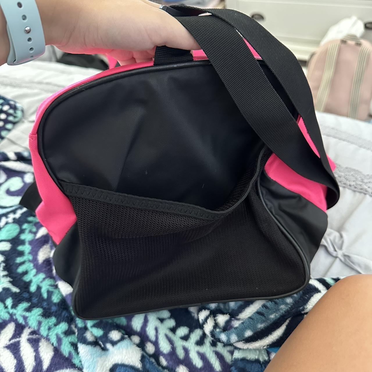 pink under armor backpack - Depop