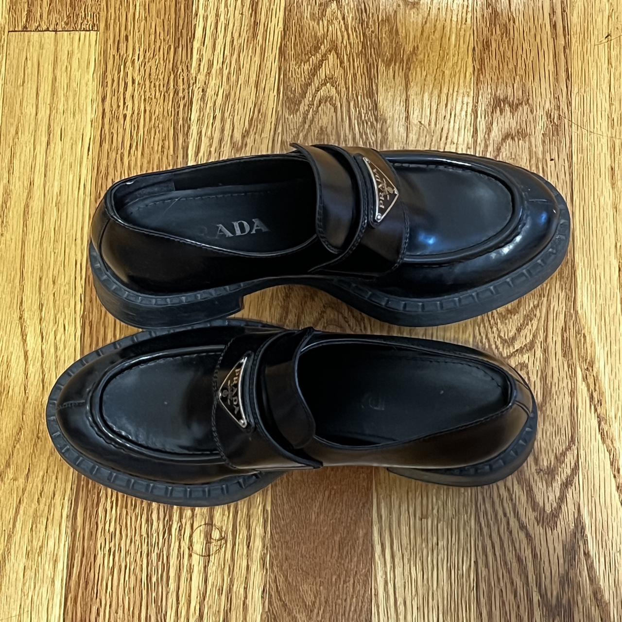 loafers prada women's