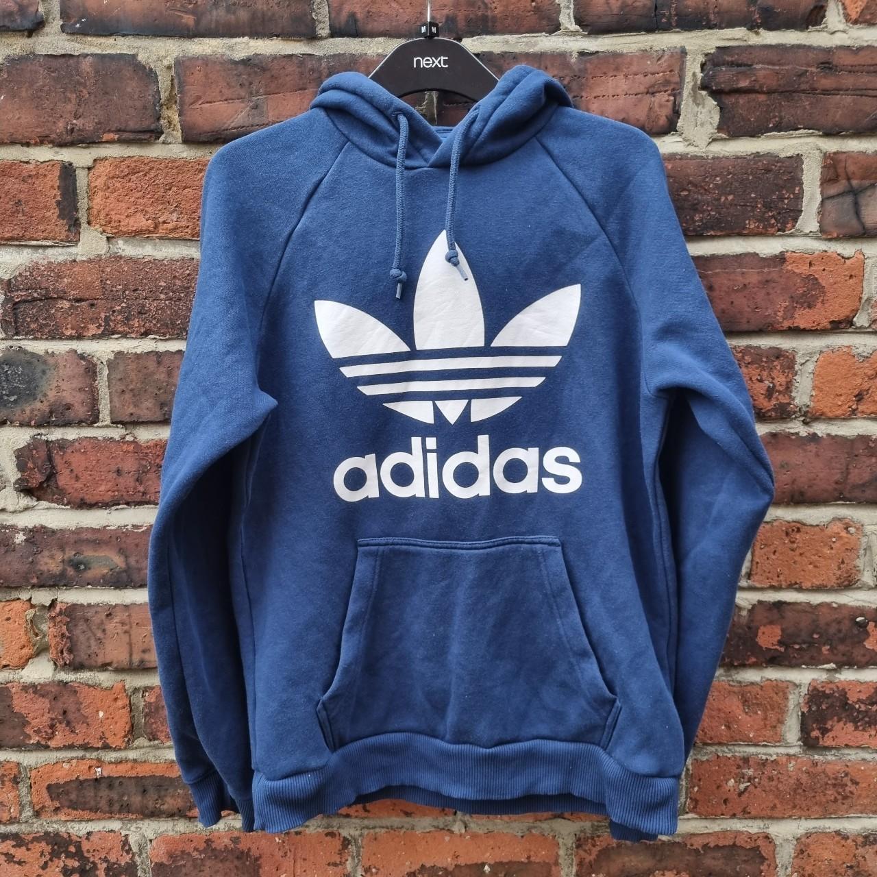 Adidas Men's Blue Hoodie | Depop