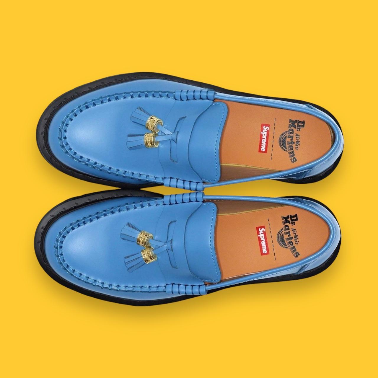 Supreme Dr Martens Loafers Brand new in Box with... - Depop