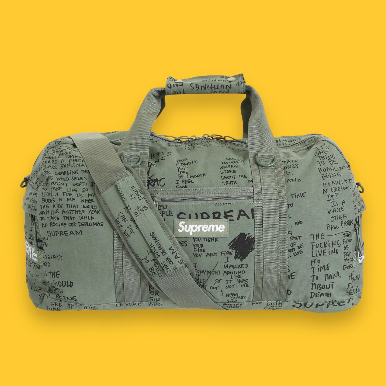 Yellow supreme clearance duffle bag