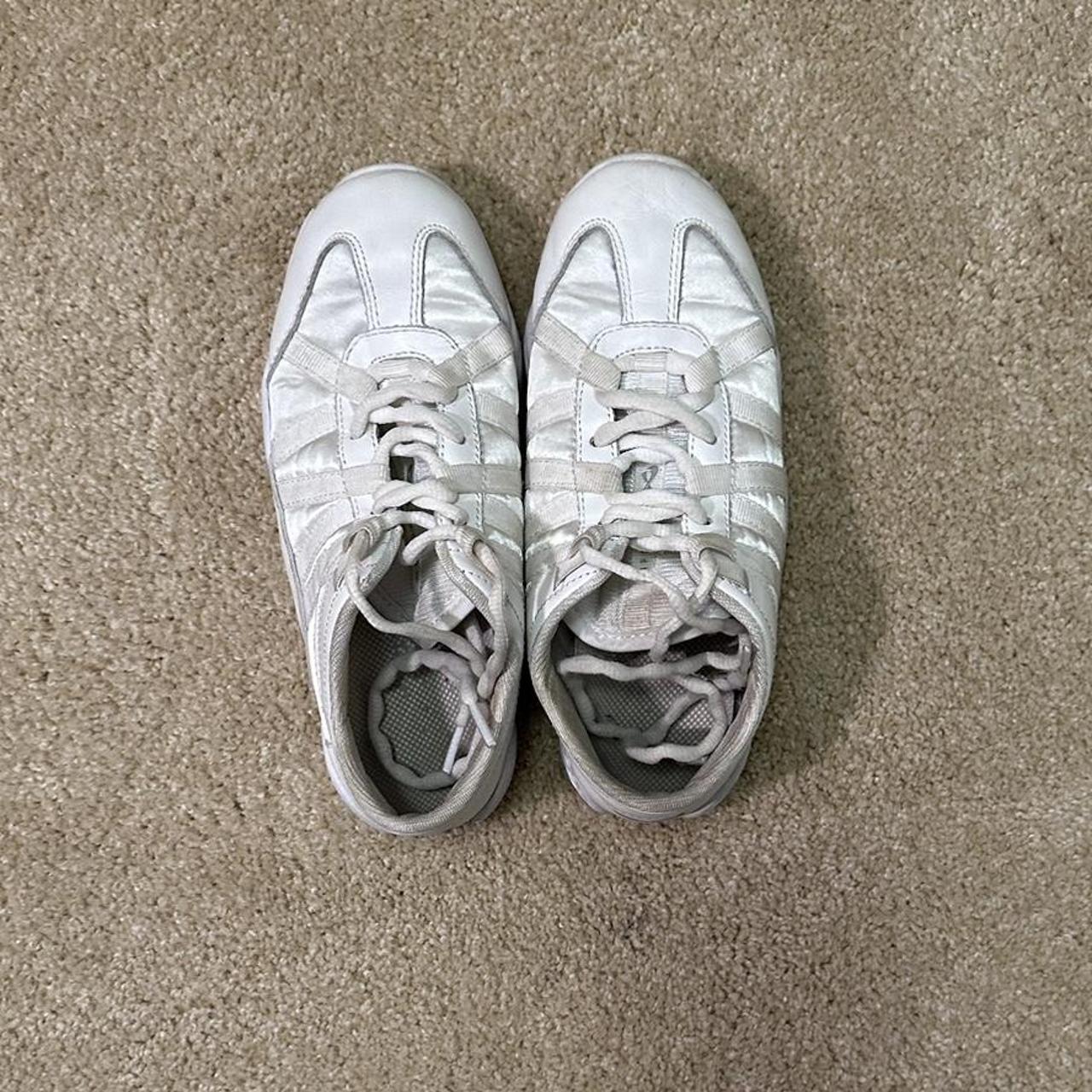 Youth Nfinity cheer shoes. Pretty well used but... Depop