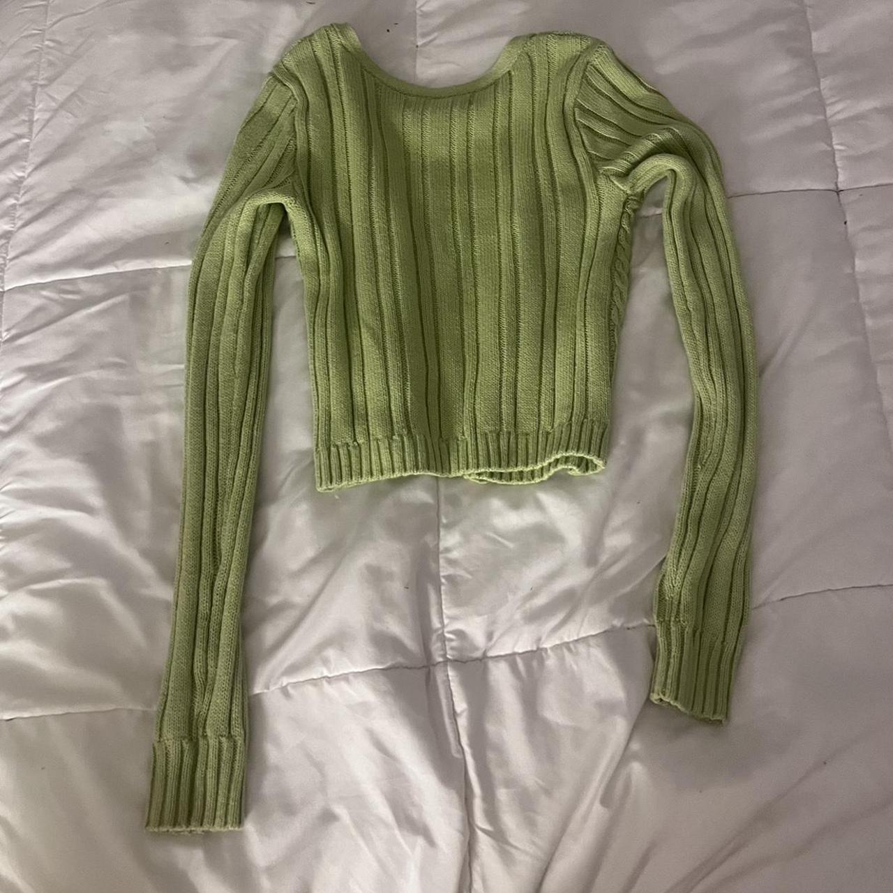 Hollister Co. Women's Green Cardigan | Depop