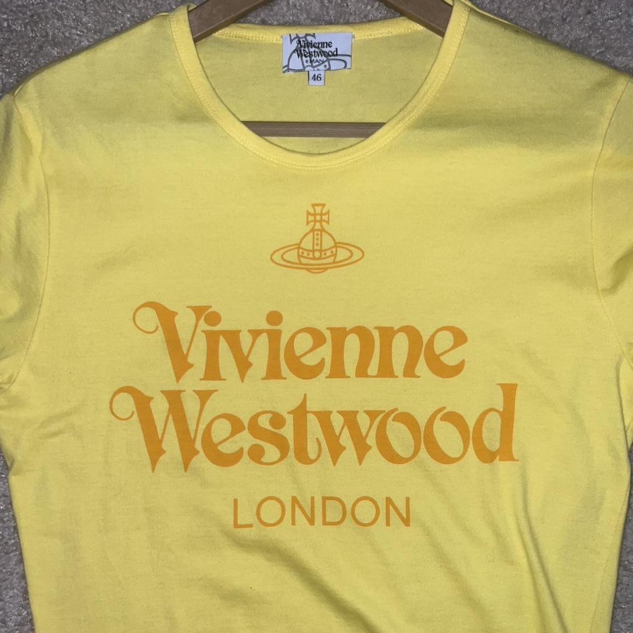 Vivienne Westwood Men's Yellow T-shirt | Depop