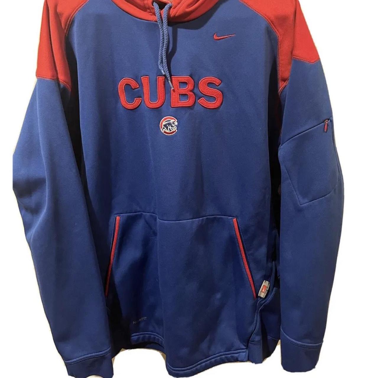 Nike Chicago Cubs zip-up jacket • size XL in youth • - Depop