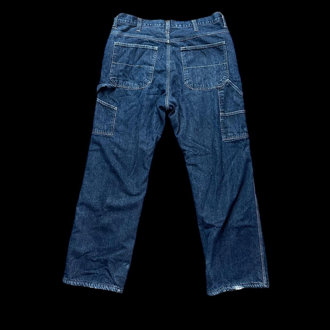 Faded Glory Men's Navy Jeans Depop