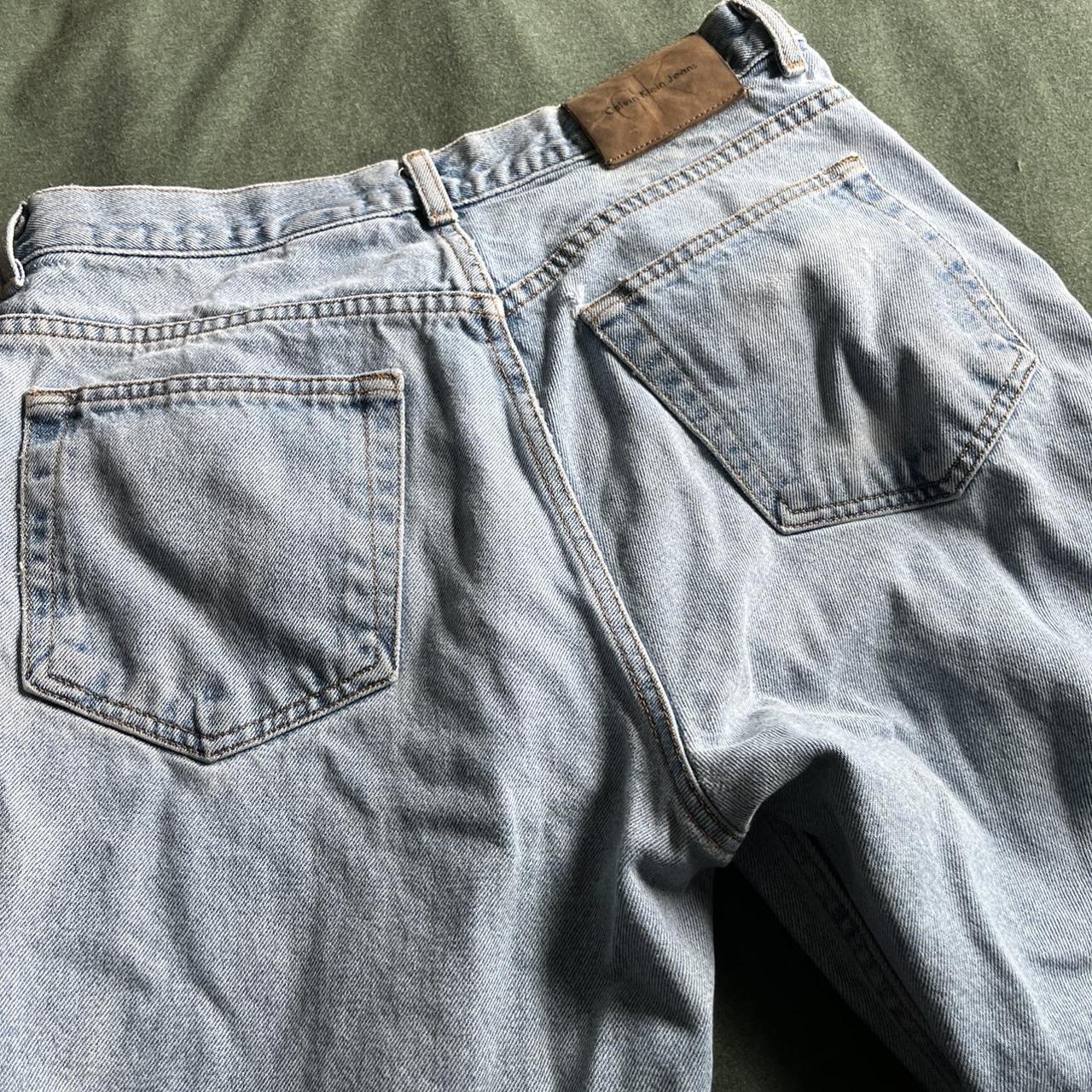 Vintage Light Wash Calvin Klein Straight Leg Depop