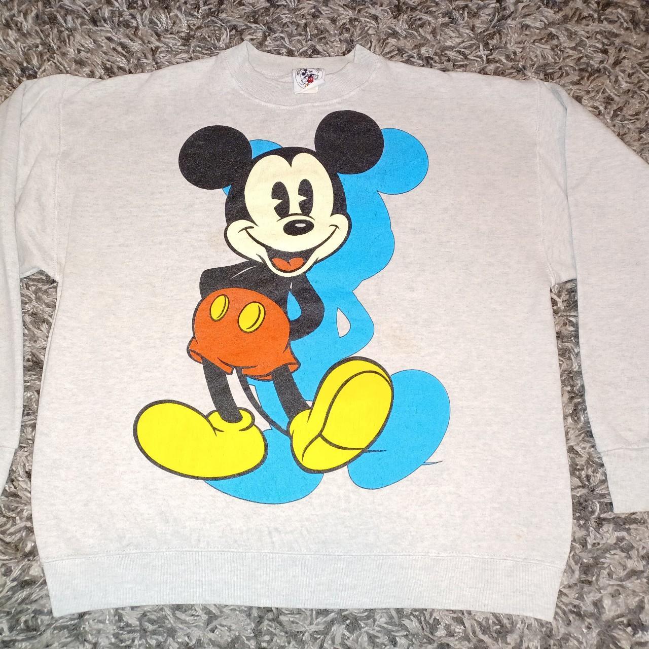 Vintage 90s Disney Mickey Mouse Co crewneck... - Depop