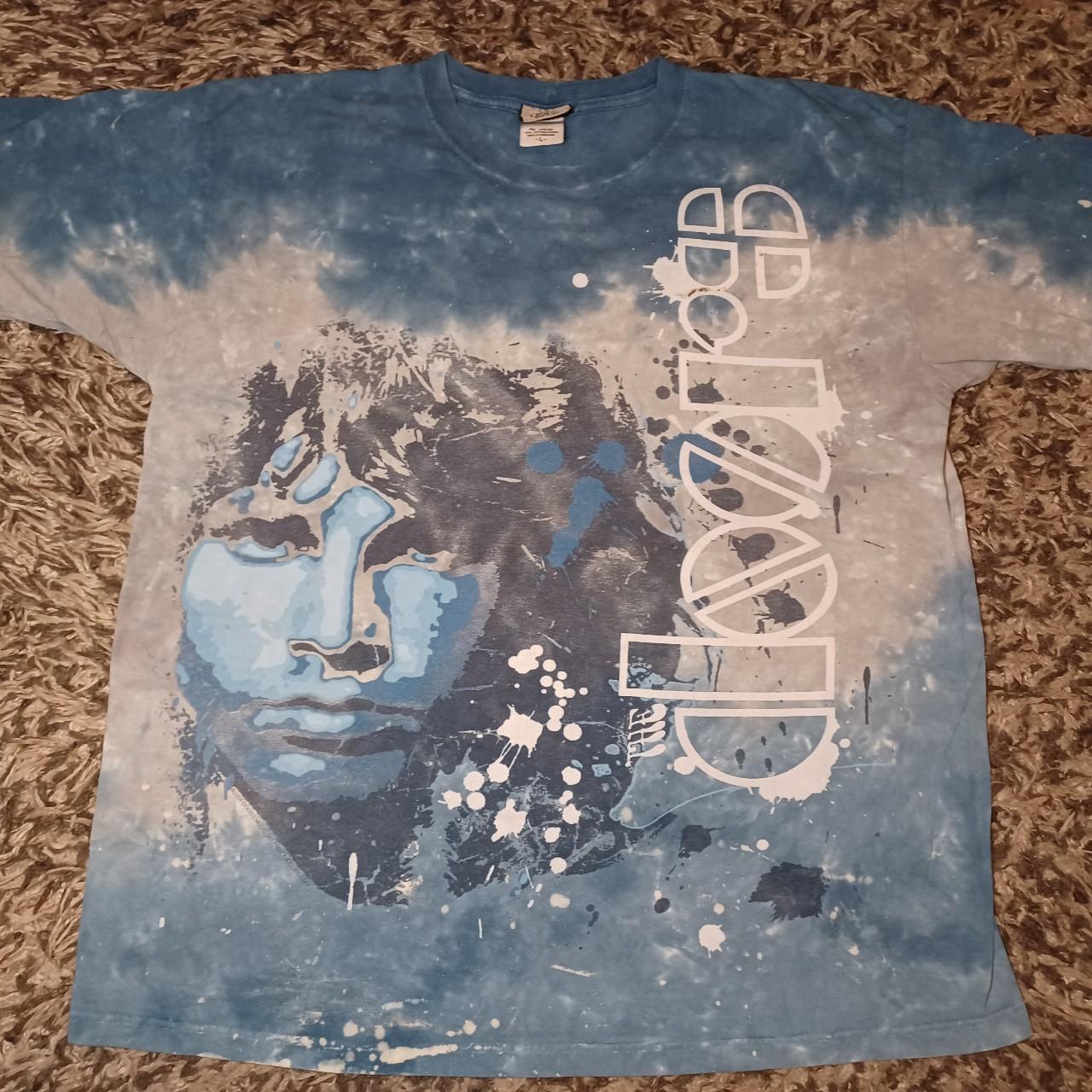 90s Seattle Seahawks Tie Dye Liquid Blue Shirt