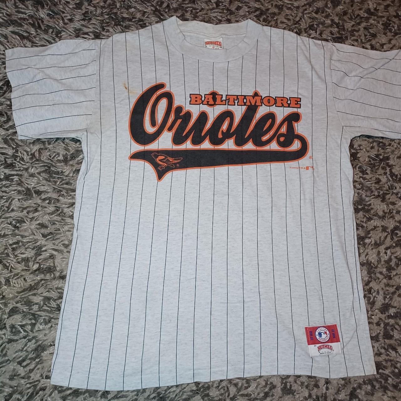 Vintage 90's Baltimore Orioles Nutmeg MLB Graphic - Depop