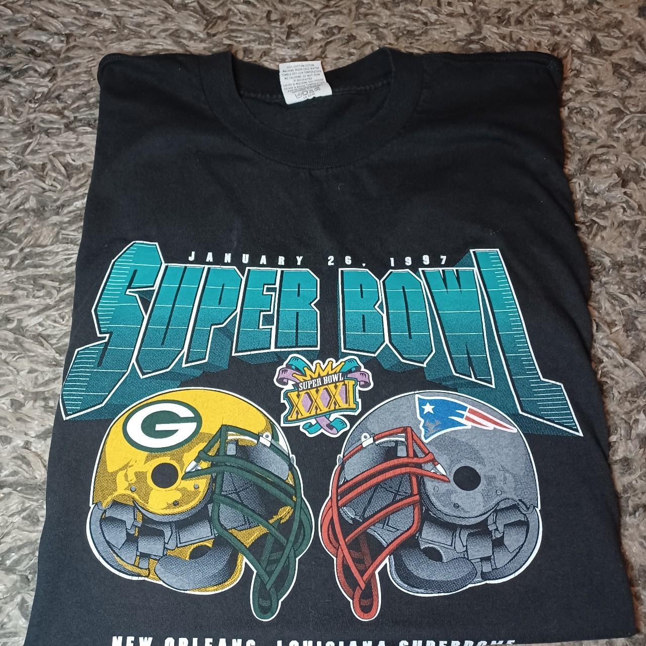 90s New England Patriots Super Bowl XXXI t-shirt Medium