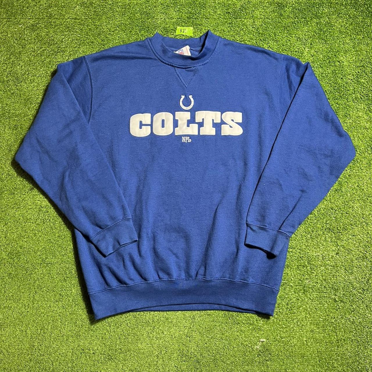 Vintage Indianapolis Colts Crewneck Sweatshirt - Depop