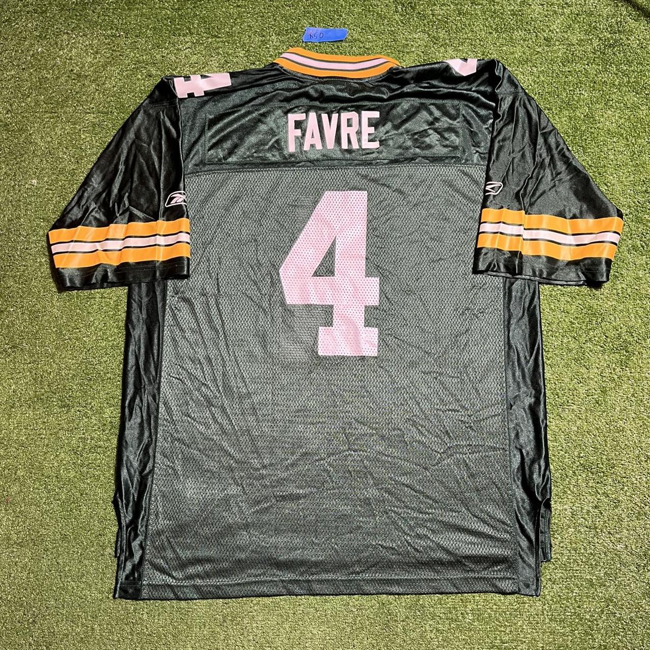 Reebok, Shirts, Brett Favre Vintage Reebok Green Bay Packers 4 Jersey Sz  Xxl