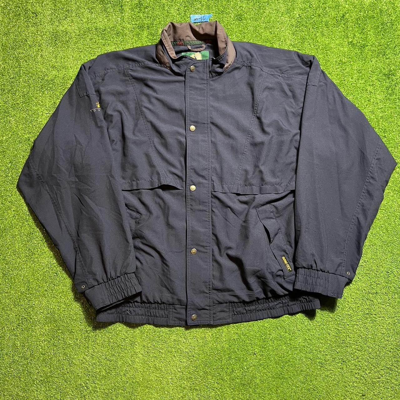 Vintage Tourney gore-tex zipup jacket size XL in... - Depop