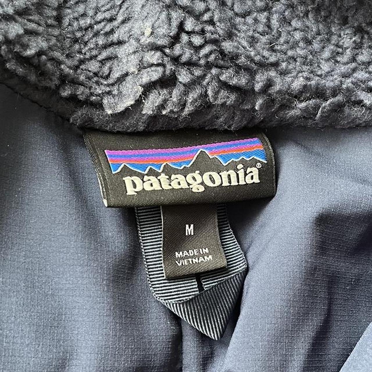 Patagonia fluffy blue men’s jacket #patagonia #navy... - Depop