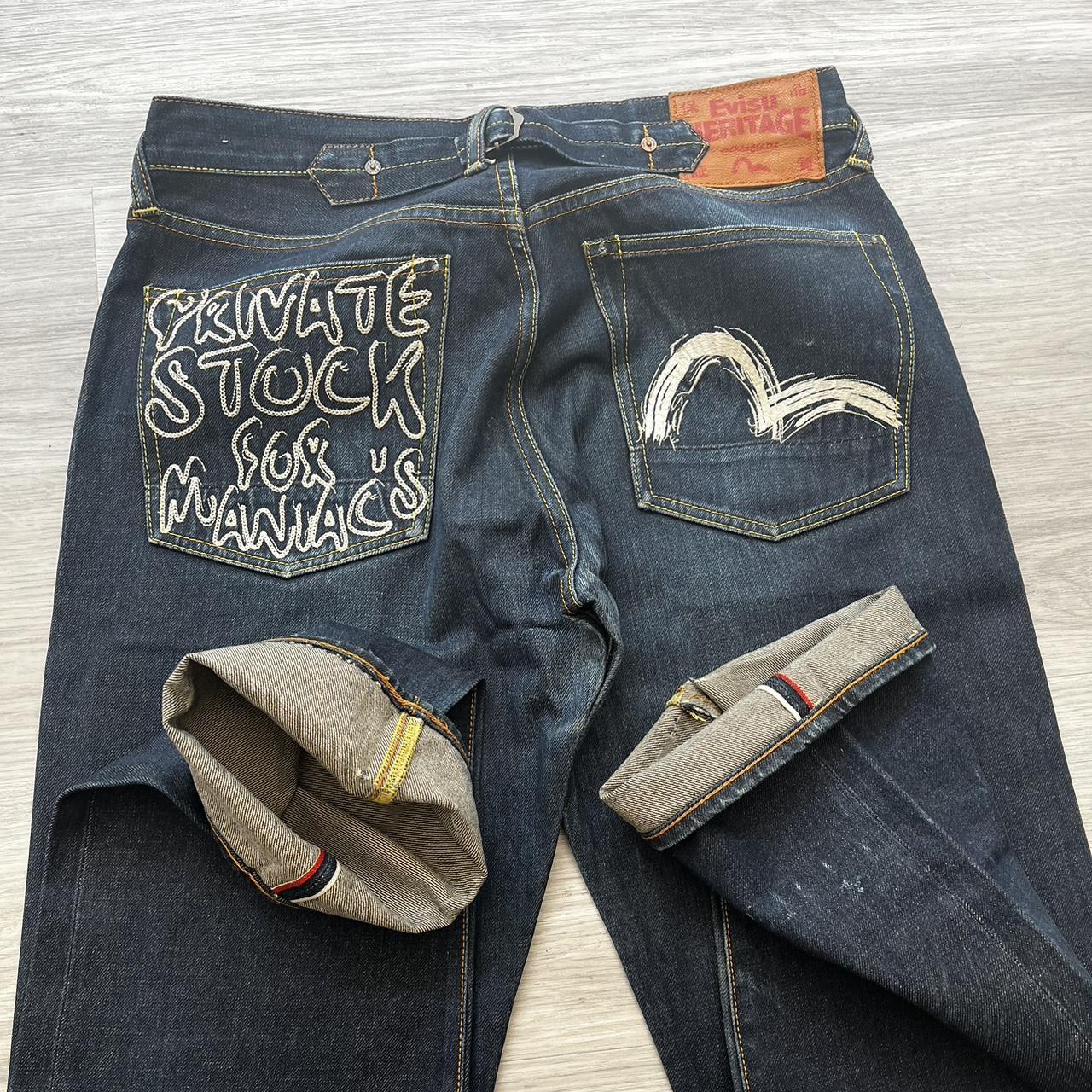 Rare Mens Evisu heritage jeans Evisu Genes Private | Depop