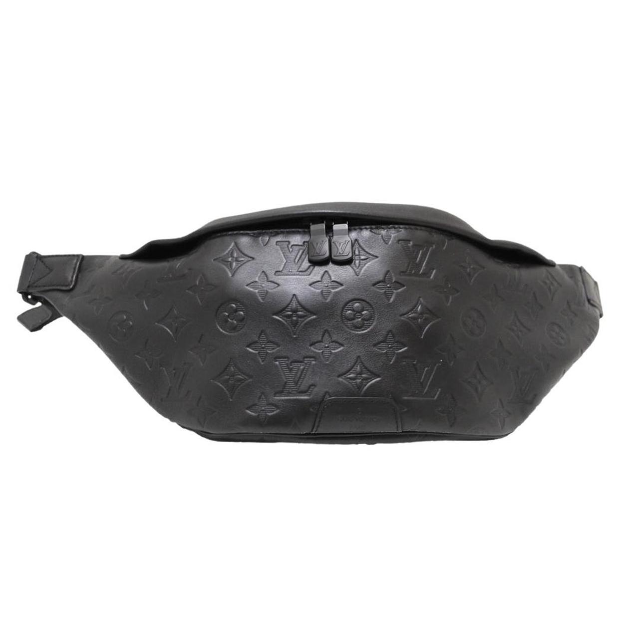 Louis Vuitton Black Monogram Shadow Calf Leather... - Depop