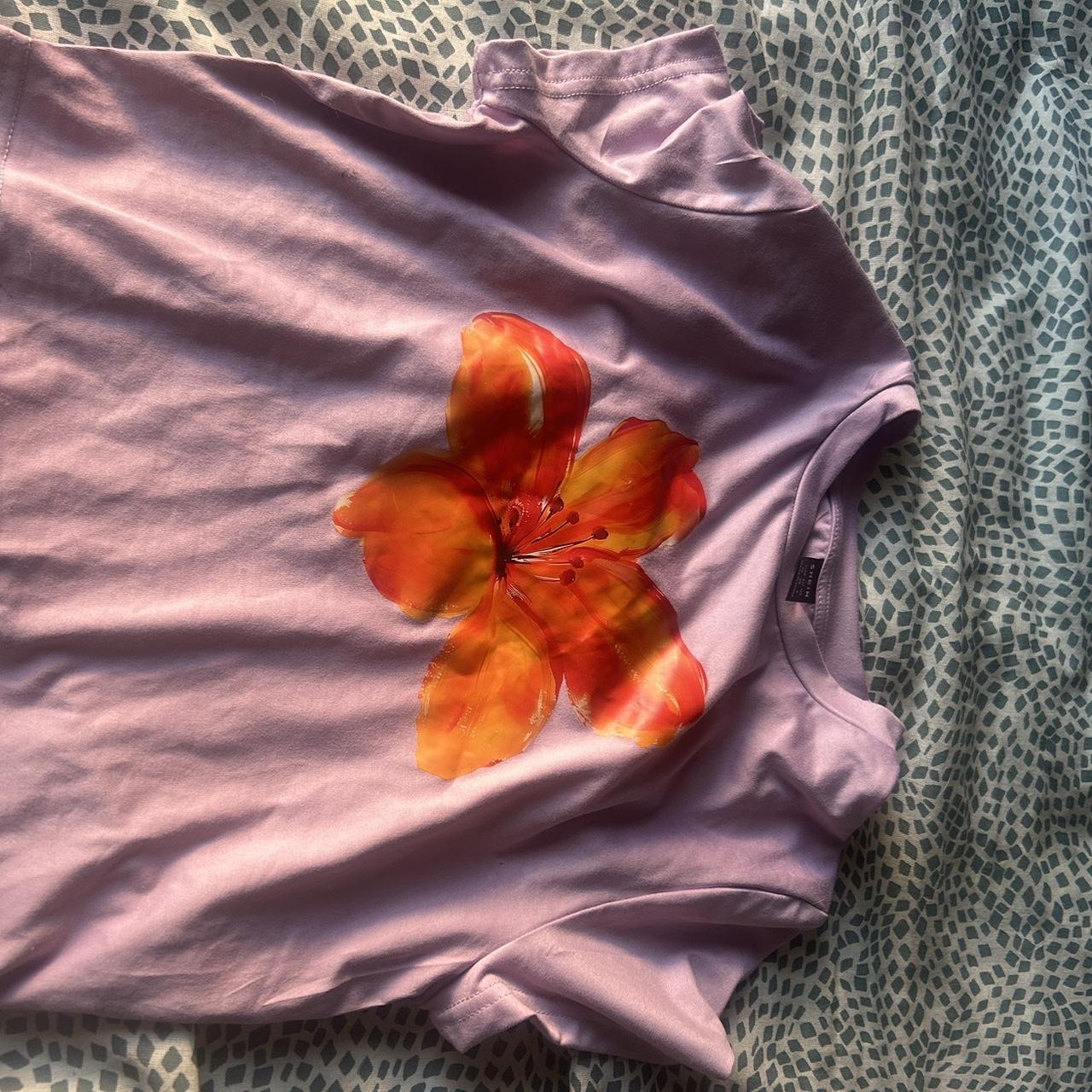 purple shein shirt. super good quality. so so cute,... - Depop