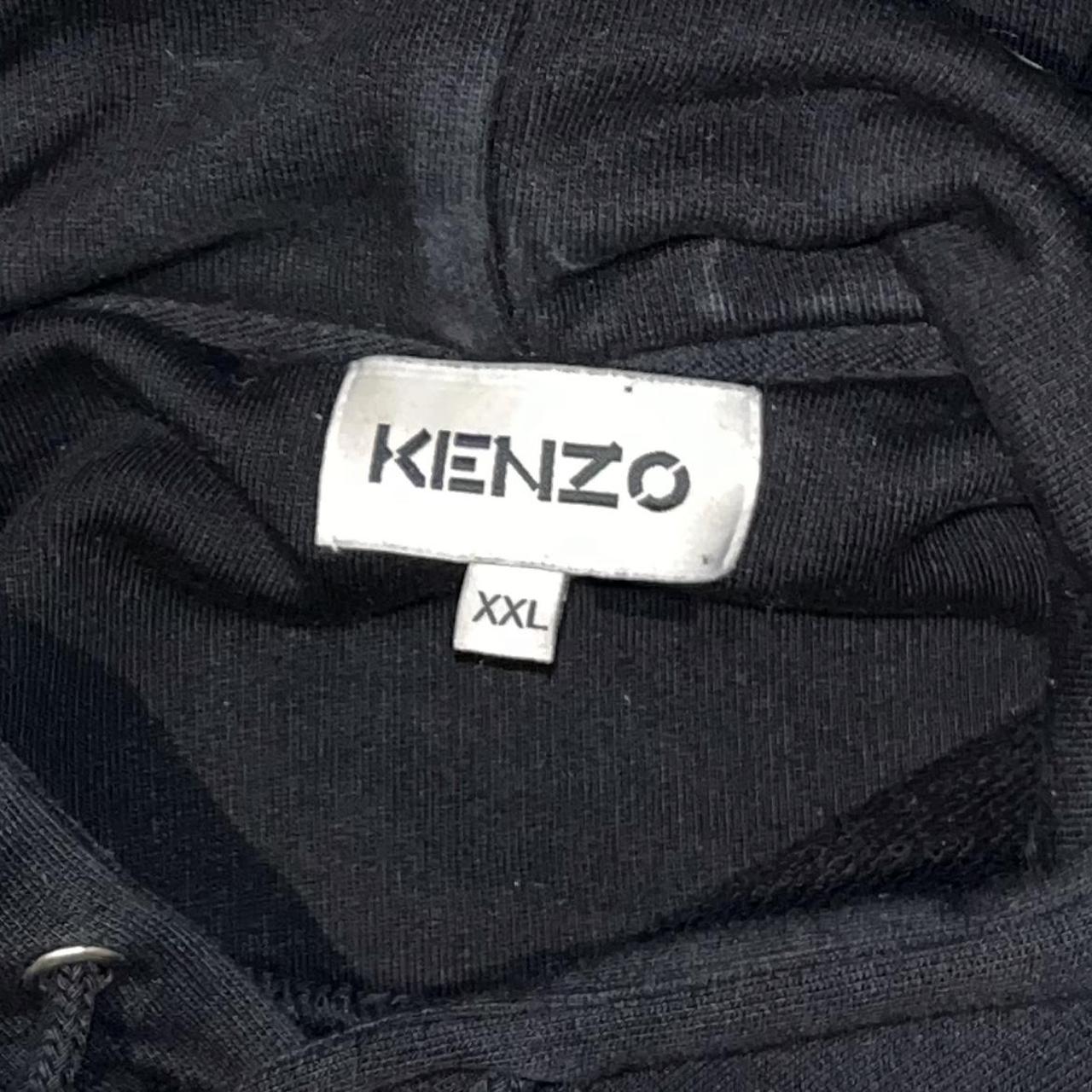 KENZO rare blue Hoodie Immaculate condition Double... - Depop