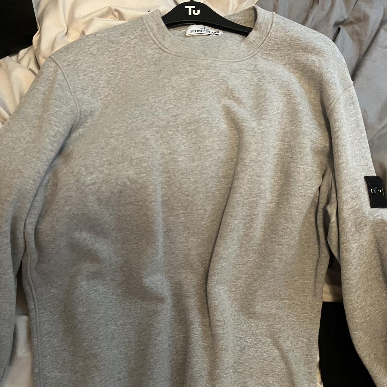 Stone island crewneck grey Size XL Low Price as no... - Depop