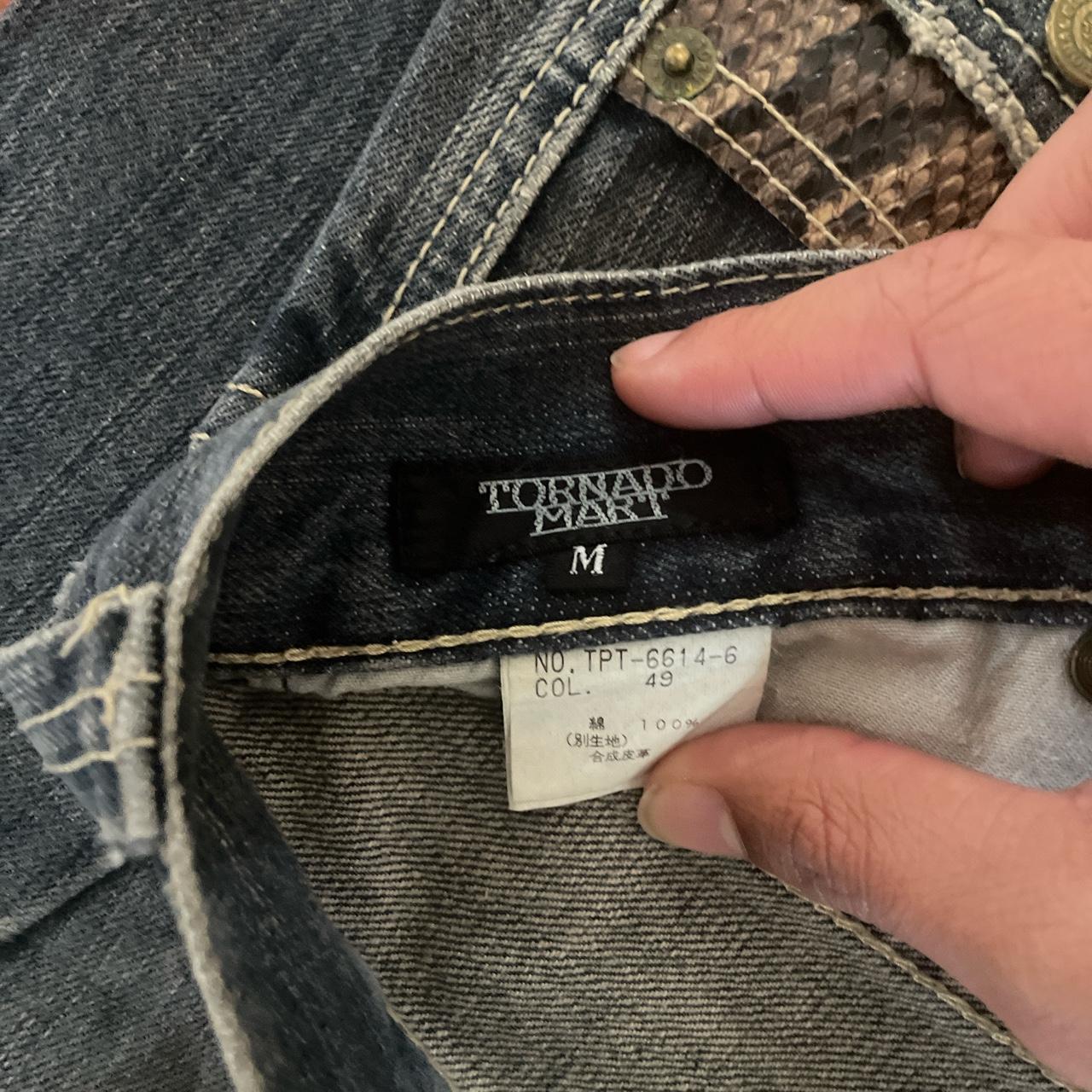 JAPANESE DENIM tornado mart with beautiful... Depop