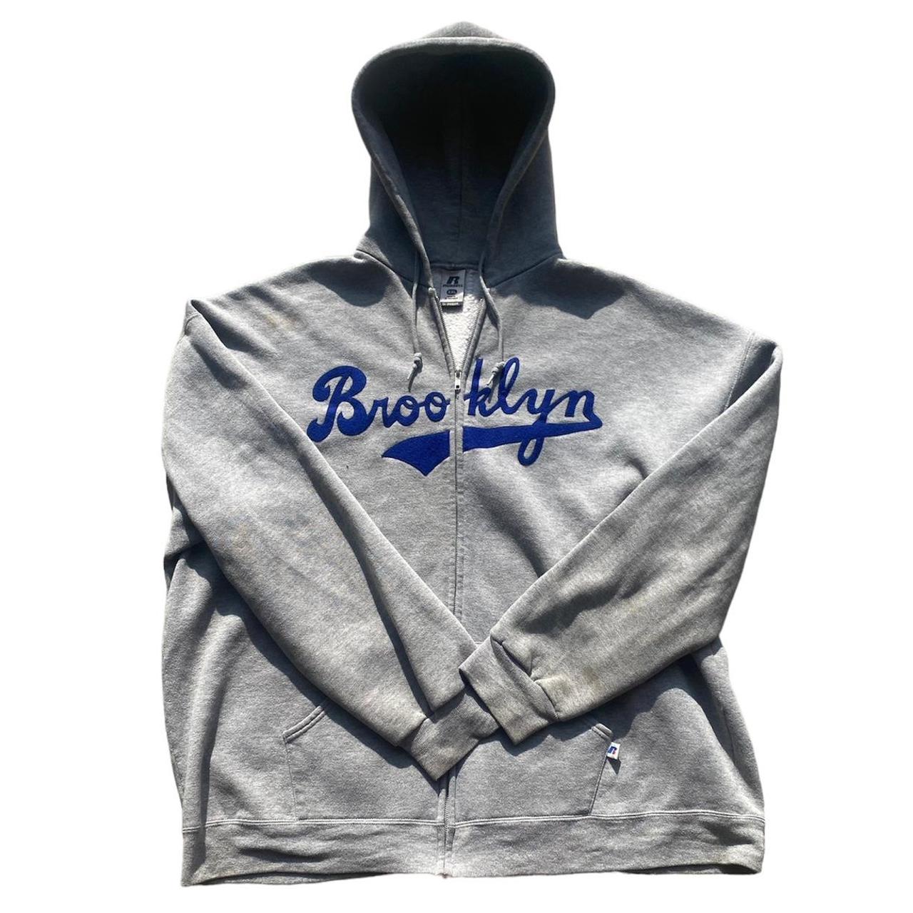 Vintage Russel Athletic Brooklyn Dodgers Hoodie Depop