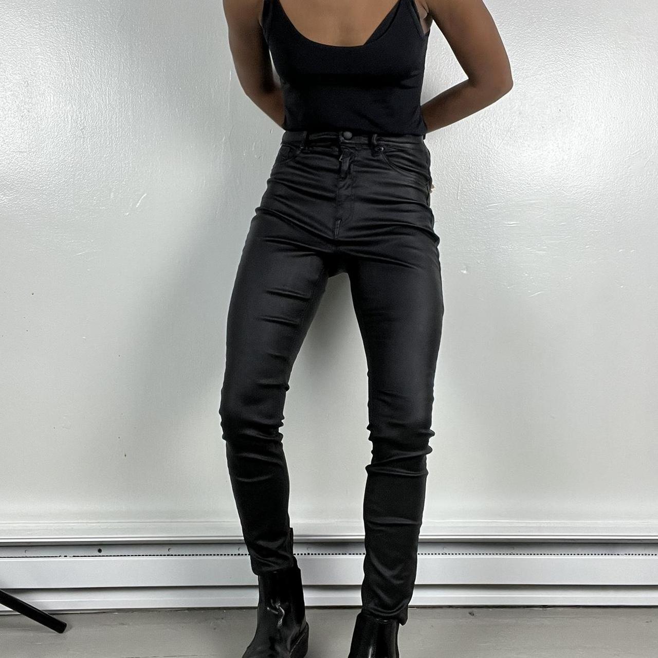 H&M Faux Leather Jeggings